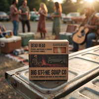 Dead Head soap lifestyle photo