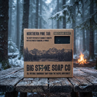 Northern Pine Tar soap lifestyle photo