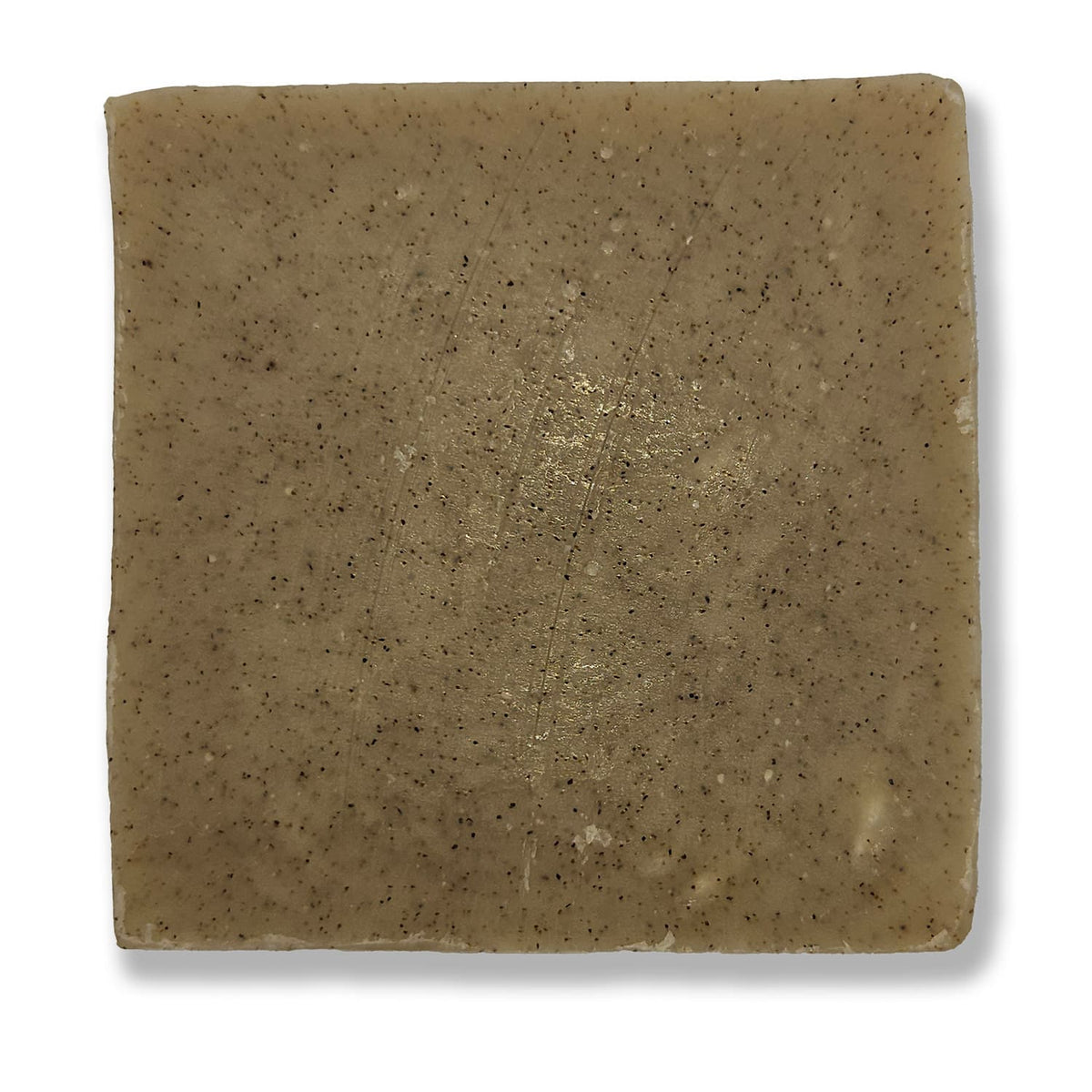 Hemingway's Library soap bar viewed from above, showing color and texture